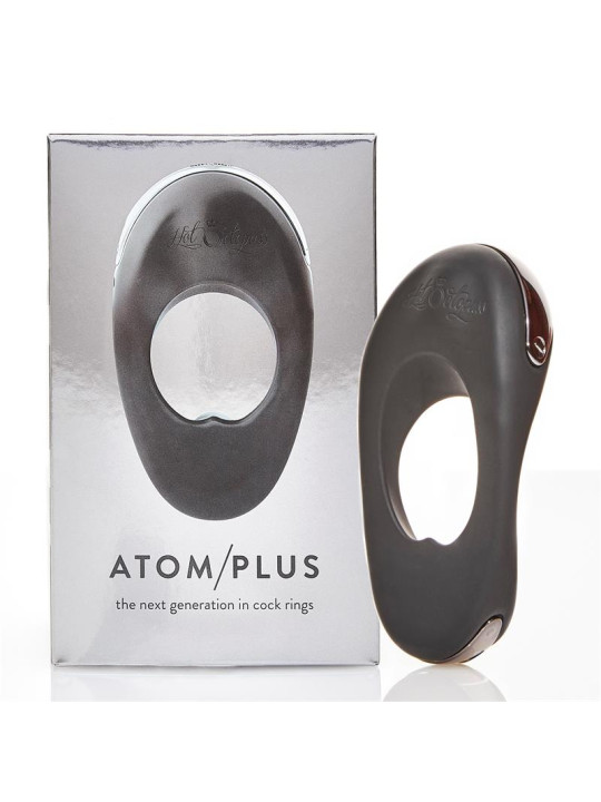 Anillo Vibrador Atom Plus Estimulación Perianal Negro