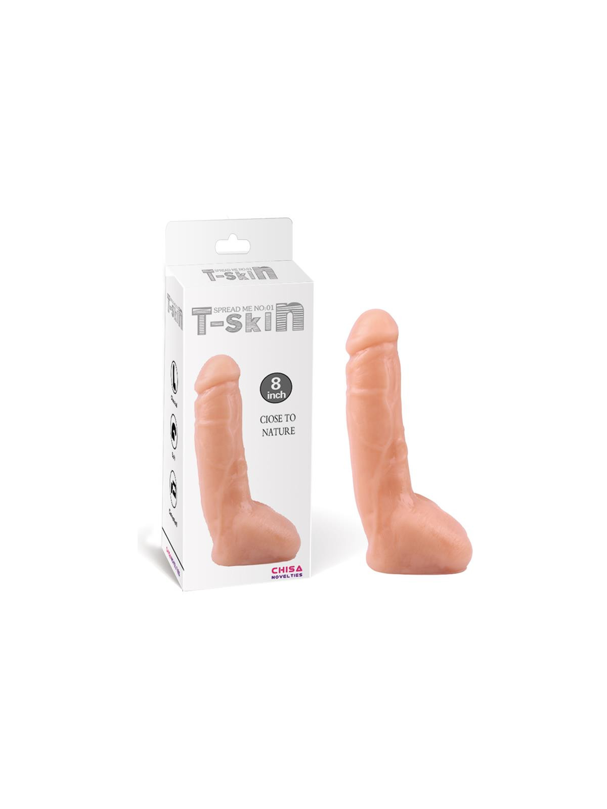 Dildo Spread Me N1 T-Skin 8 Natural