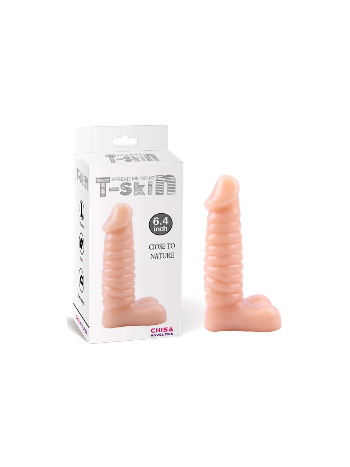 Dildo Spread Me N7 T-Skin 6.4 Natural