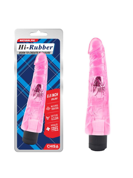 Vibrador Hi-Rubber 8.8 Rosa