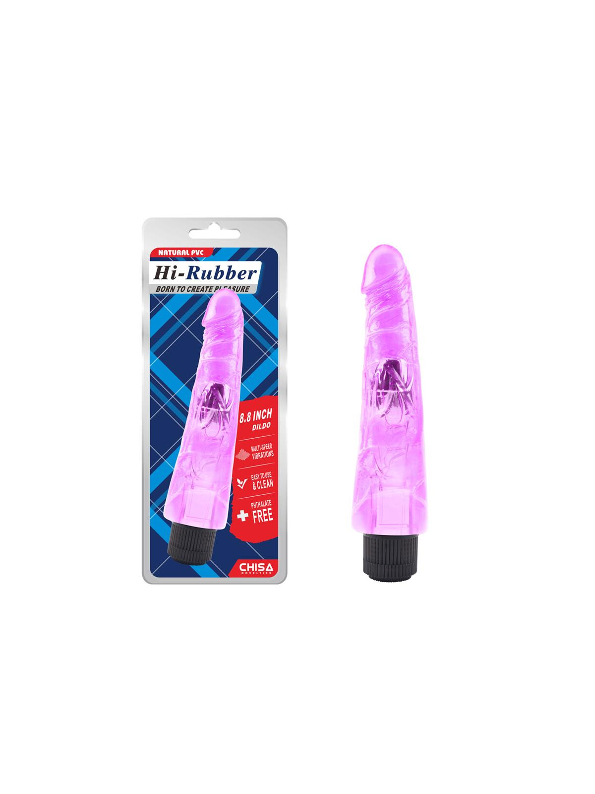 Vibrador Hi-Rubber 8.8 Purpura