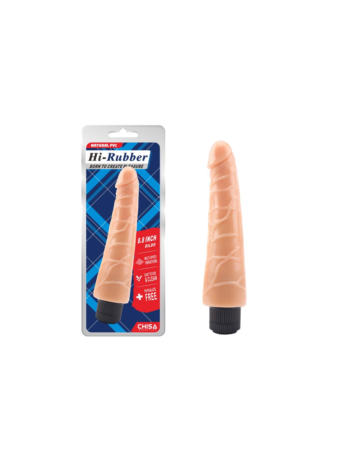 Vibrador Hi-Rubber 8.8 Natural