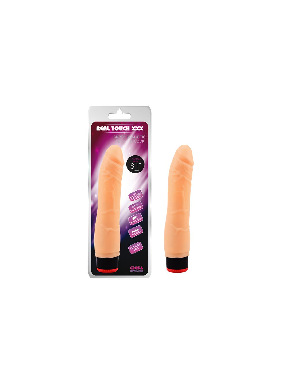 Vibrador T-Skin 8.1 Natural