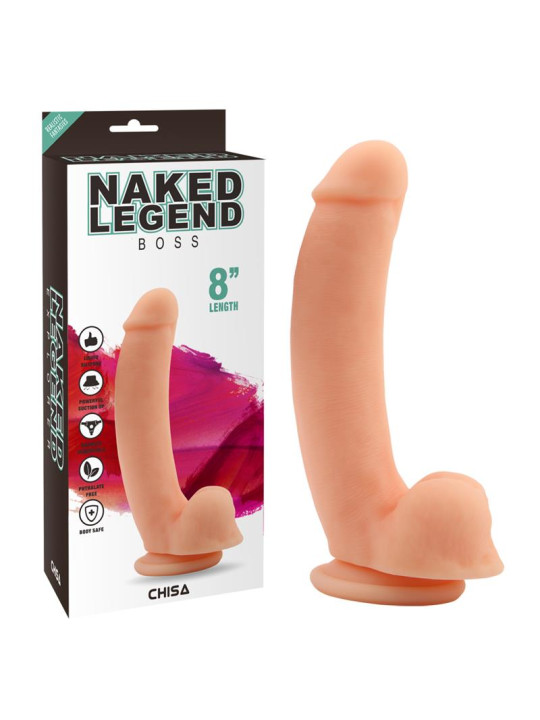 Dildo Boss 20.5 x 4.1 cm Silicona Natural