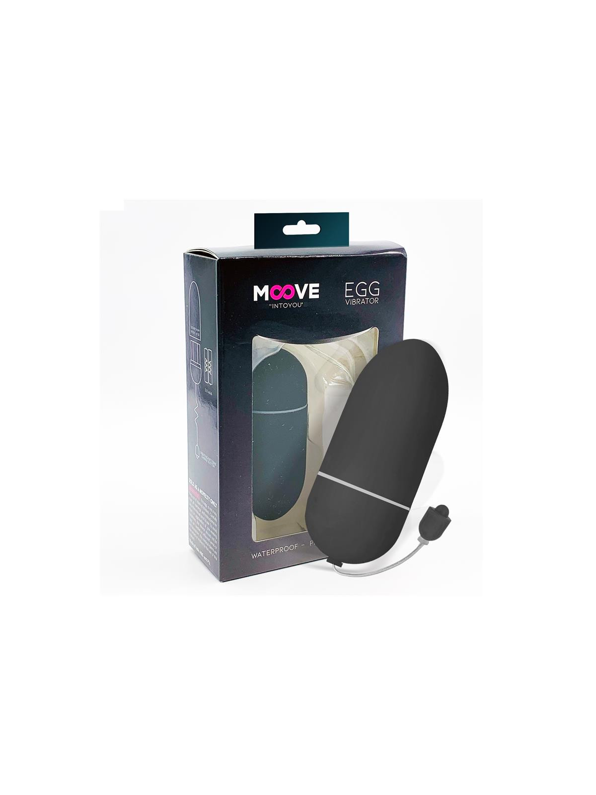 Huevo Vibrador 10 Funciones Negro