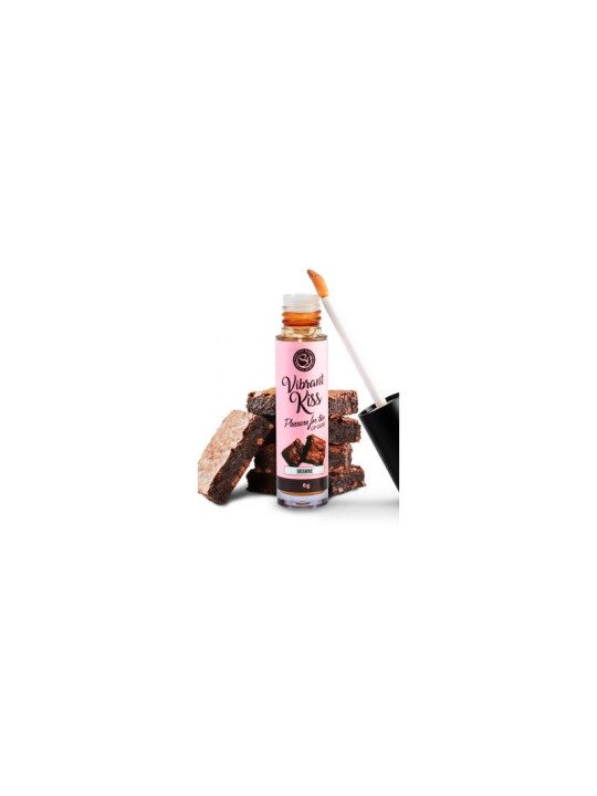 Lip Gloss Vibrant Kiss Sabor Brownie