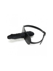 Mordaza con Pene Interno y Externo Látex