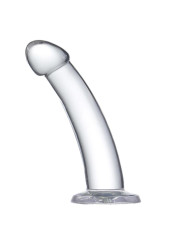 Dildo Curvado Material Cristalino 16 cm