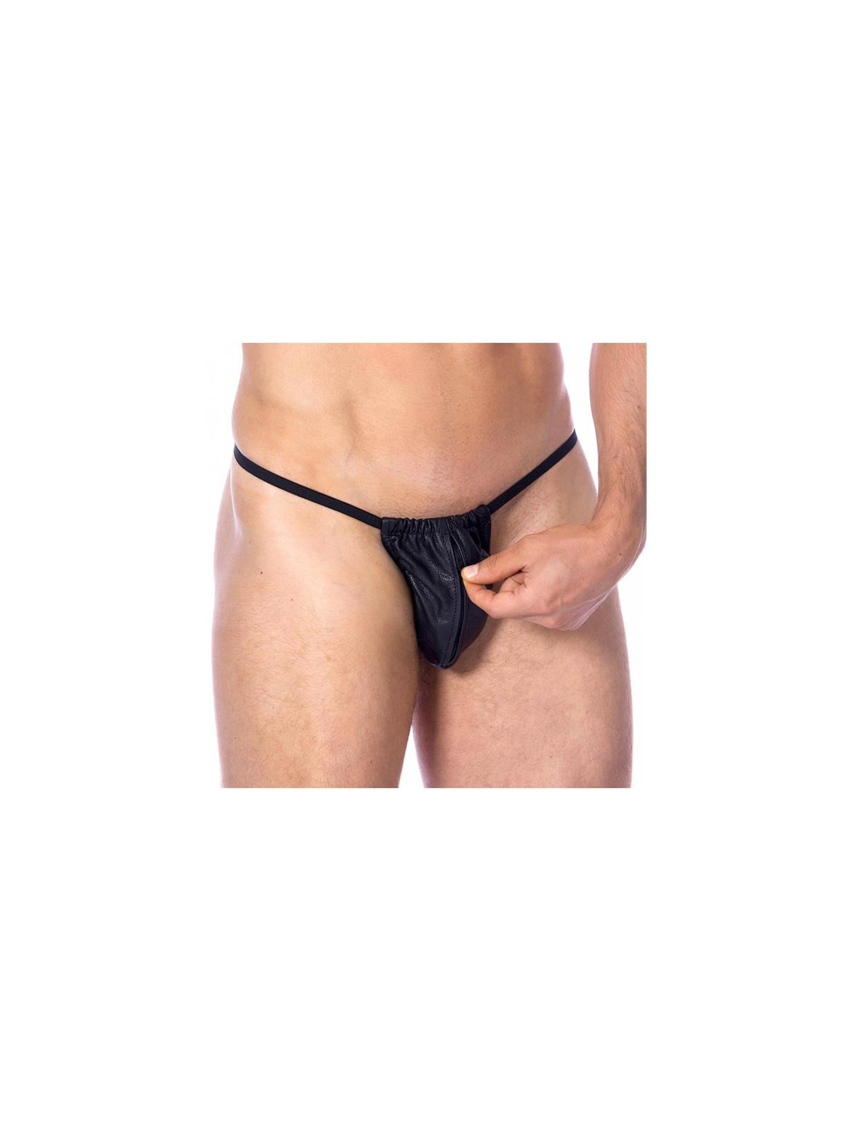 Tanga de Cuero Ajustable Talla Única