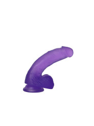 Dildo Jelly Studs 7 Púrpura