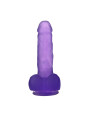 Dildo Jelly Studs 7 Púrpura