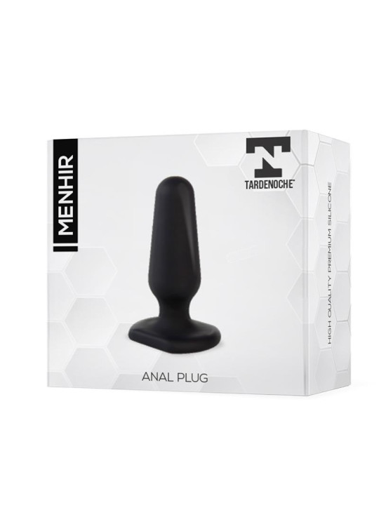 Menhir Plug Anal Silicona Negro