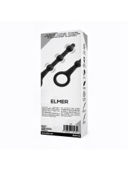 Elmer Plug Anal con Aro de Fácil Extracción Silicona Negro