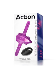 No. Seventeen Estimulador de Braguita Control Remoto USB Magnético Púrpura