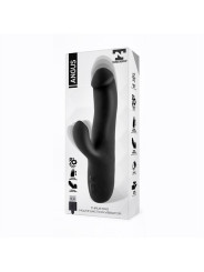 Angus Vibrador con Función de Movimiento Thrusting 2 Motores Silicona USB