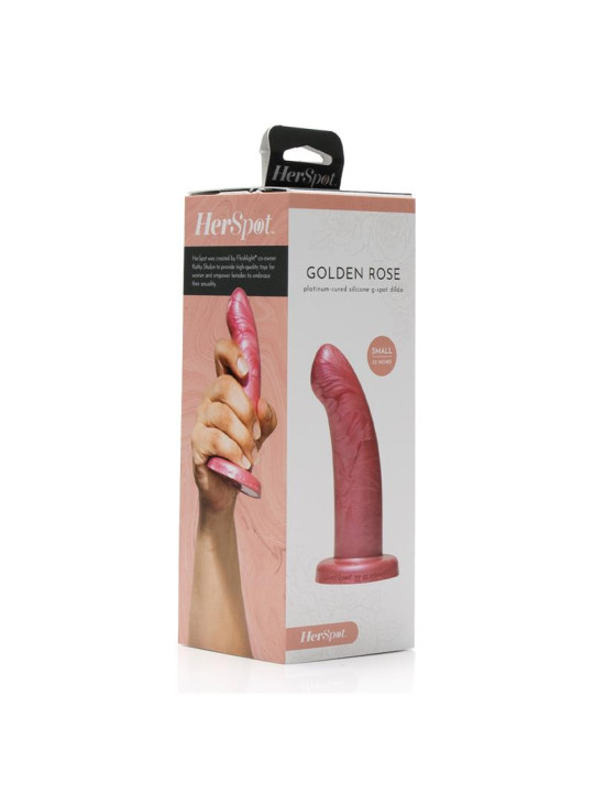 Herspot Dildo Golden Rose Talla Pequeña