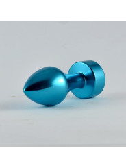 Plug Anal Azul Rosebud con Joya