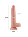 Dildo Nature 8 Silicona Líquida Natural