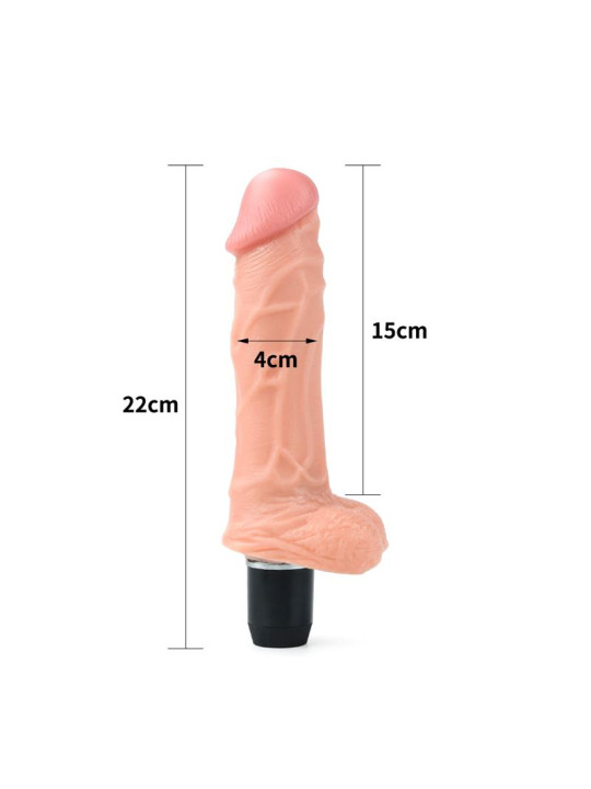 Dildo Flexi 9 con Vibración Natural