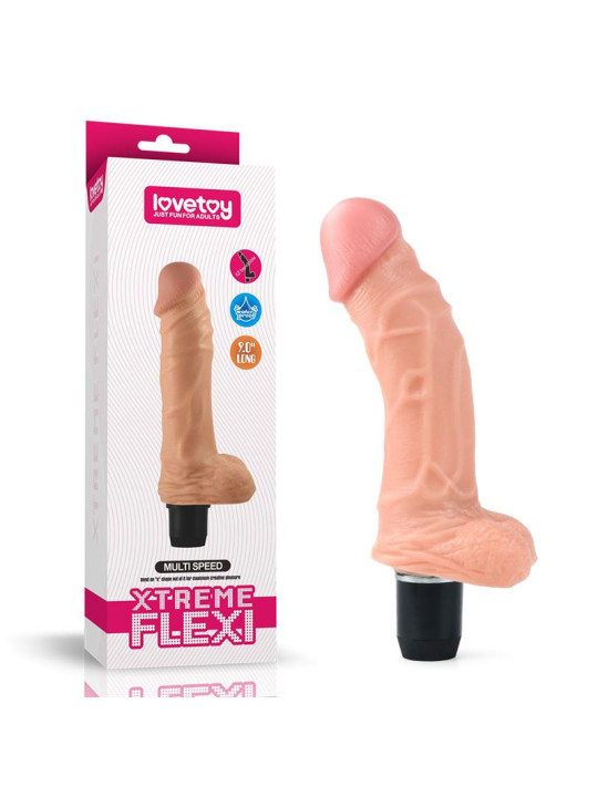 Dildo Flexi 9 con Vibración Natural