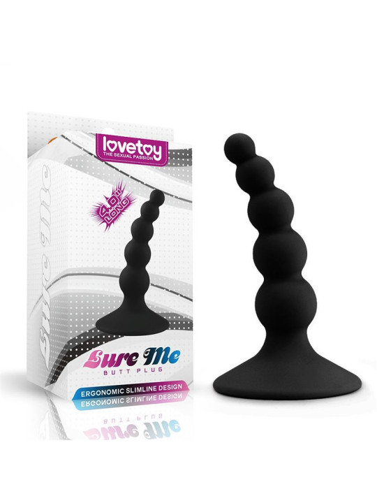 Plug Anal Lure Me Silicona Negro