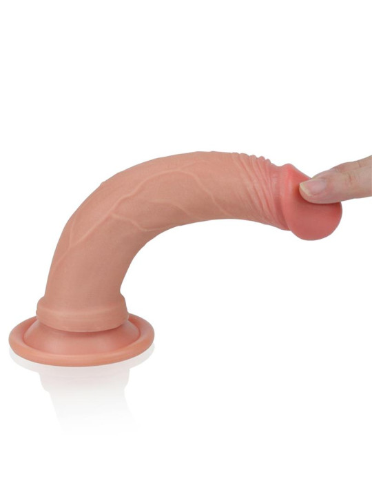 Dildo Nature 7 Silicona Líquida Natural