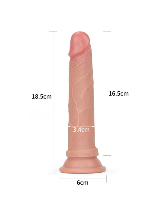 Dildo Nature 7 Silicona Líquida Natural