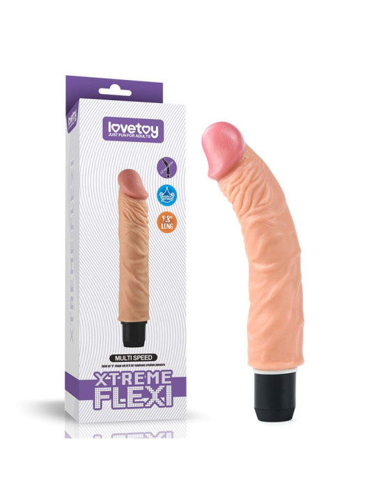 Dildo Flexi 9.5 con Vibración Natural