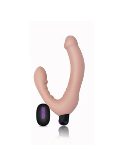 Doble Dildo Strapless Silicona USB