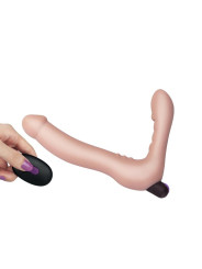 Doble Dildo Strapless Silicona USB