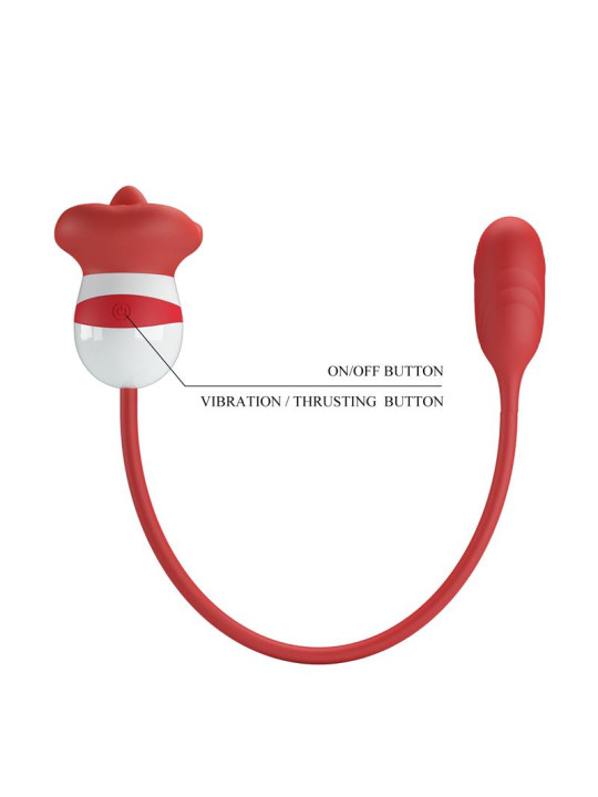 Aliyah Estimulador Doble Boca y Huevo Silicona