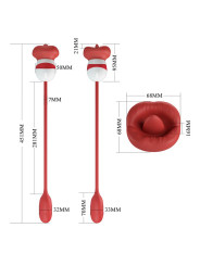 Aliyah Estimulador Doble Boca y Huevo Silicona