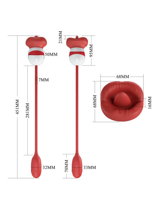 Aliyah Estimulador Doble Boca y Huevo Silicona