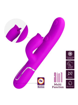 Gigi Vibrador con Licking y Thumping Fucsia