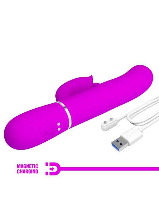Gigi Vibrador con Licking y Thumping Fucsia