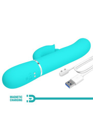 Gigi Vibrador con Licking y Thumping Turquesa
