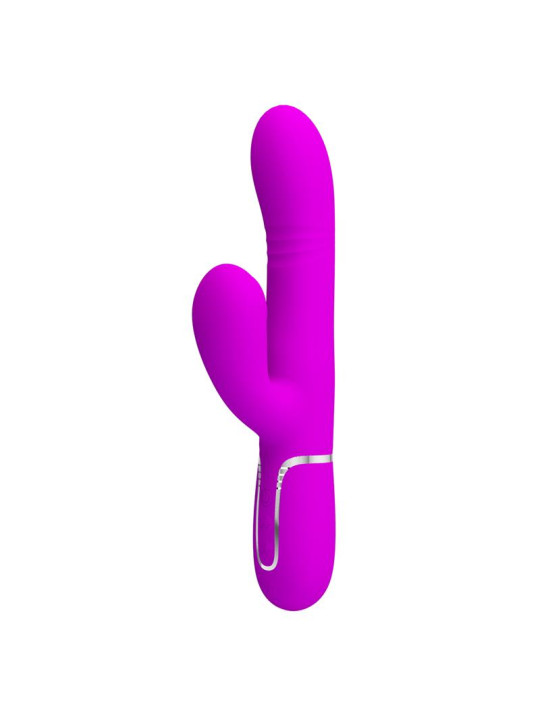 Mariana Vibrador 4en1 Silicona Fucsia