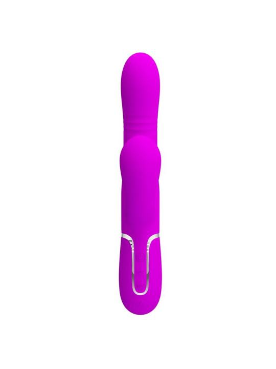 Mariana Vibrador 4en1 Silicona Fucsia