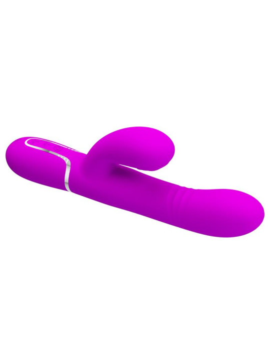 Mariana Vibrador 4en1 Silicona Fucsia