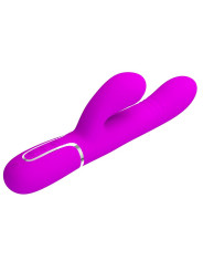 Mariana Vibrador 4en1 Silicona Fucsia