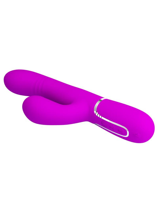 Mariana Vibrador 4en1 Silicona Fucsia