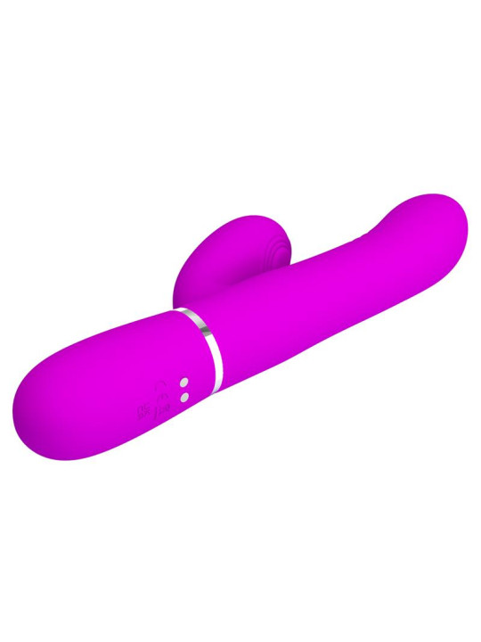 Mariana Vibrador 4en1 Silicona Fucsia