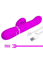 Mariana Vibrador 4en1 Silicona Fucsia
