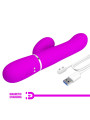 Mariana Vibrador 4en1 Silicona Fucsia