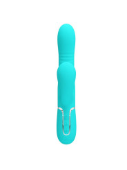 Mariana Vibrador 4 en 1 Silicona Turquesa