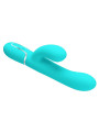 Mariana Vibrador 4 en 1 Silicona Turquesa