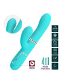 Mariana Vibrador 4 en 1 Silicona Turquesa