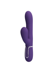 Mariana Vibrador 4 en 1 Silicona Morado
