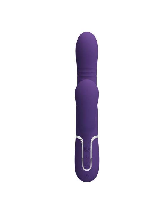 Mariana Vibrador 4 en 1 Silicona Morado