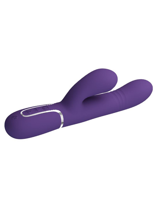 Mariana Vibrador 4 en 1 Silicona Morado